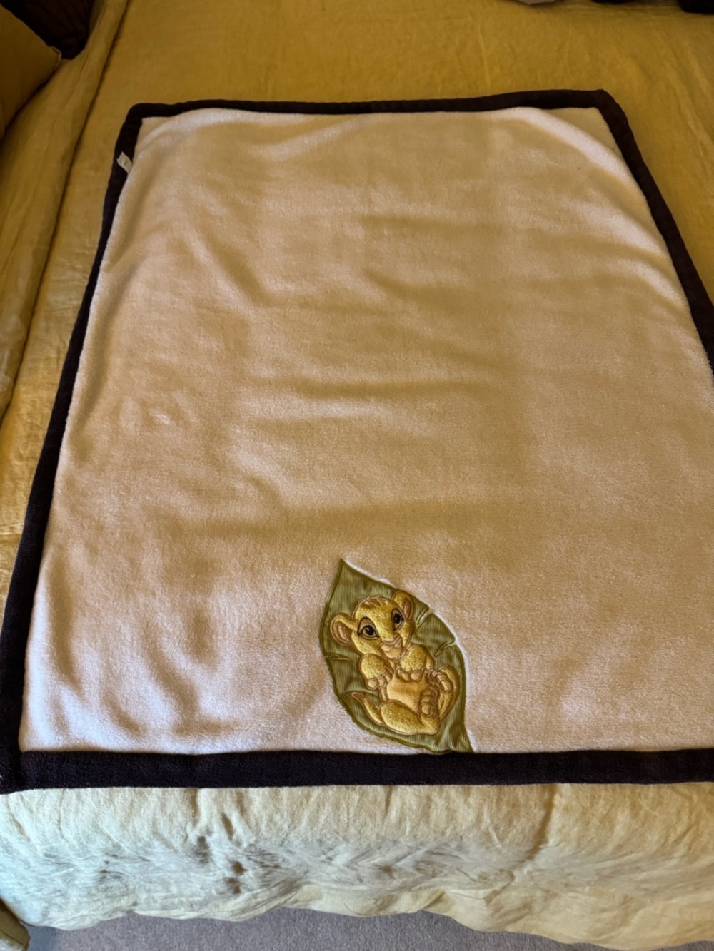 Disney baby Simba fleece throw blanket